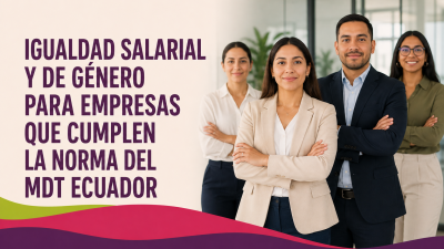 IGUALDAD SALARIAL Y DE GÉNERO PARA EMPRESAS QUE CUMPLEN LA NORMA DEL MDT ECUADOR